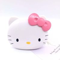 Girls Cute Kitty Flip Portable Calculator Mini Multi-Function Makeup Mirror Folding Computer