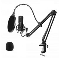 Podcast Studio BM800 Condenser Microphone Setlive Broadcast Microphone USB with Mic Stand for Recording