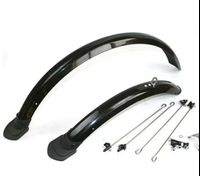 MTB Bike Front/Rear Fender Set Full Length 14 16 20 26 27.5 29" Inch Folding Bike Fender Lightweight Fender Set Bicycle