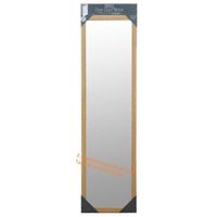 Factory Certificate FS C Wood Finish Door Mirror/Full Length Hanging Door Mirror 30x120cm