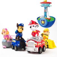 Wangwang Team Super Rescue Team Power Dog Assembled Building Blocks Toy Patrol Car Dog Rescue Vehicle