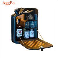 Creative Gift Whiskey Bar Set Gift Can Bar Set Christmas Gift Can Luxury Bar Set Outdoor Gourmet Tools Storage Box