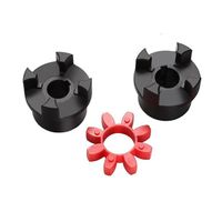 XTC PU rubber elastic coupling 45 round steel xl high torque plum blossom coupling square elastic rubber star claw coupling