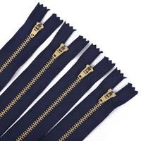Manufacture Wholesale 3# 5# Metal Zipper Closed End High Quality Custom Zipper Auto Lock YG Brass Slider Denim Bag Clothing
