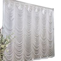 Wedding Backdrop Curtain Panel Decoration Fabric Curtain Wedding Stage Backdrop Baby Shower