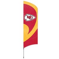 Custom Flag Kansas City Chiefs Tall Team Flag Beach Flag and Flagpole