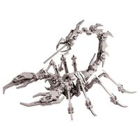 3D metal model animal mechanical assembly stainless steel difficult manual DIY puzzle adult gift toy