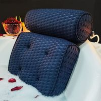 4D Bath Pillow Bath Cushion For Neck Head Shoulders And Back Support Hot Tub Headrest And Bath Pillow Bath Accessories