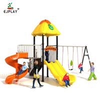 High Quality Amusement Park Toys Kids Plastic Slide Outdoor Playground