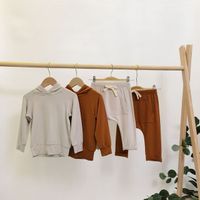 Custom Hoodie Tops Activewear Newborn Baby Activewear Baby Clothes Set Baby Activewear Clothes