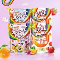 China Hot Selling Exotic Snack Multicolor Mixed Fruit Flavor Eat Drink Play Fruit Candy