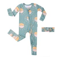 Custom newborn romper baby girl organic bamboo cotton very soft romper baby romper print