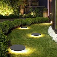 Outdoor lawn light spotlight garden light waterproof led 18w garden lawn light round courtyard garden lighting