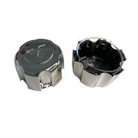 Hub center caps compatible with Mitsubishi Pajero Montero General V31 V32 V33 chrome rim center caps