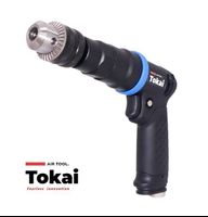 1/2" 3/8" Drill 0.5HP Reversible Compound Air Drill 500 RPM Air Drill Ultra Light Weight