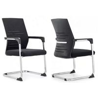 Executive Chair Wheelless Comfortable Meeting Room Conference Chair