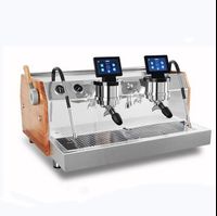 EM-100 Semi-Automatic Italian Professional Home Commercial Coffee Espresso with Two Heads
