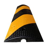 1-channel high-strength carriageway road speed bump with rubber cable protector