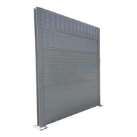 High quality soundproof fence aluminum fence soundproof soundproof highway soundproof wall panel