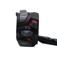 MotoLovee 7/8'' 22mm Universal Motorcycle Handlebar Switch Turn Signal Light Warning Light Turn Signal Start Horn LED Kill Button