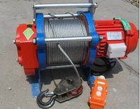 KCD Multifunctional Electric Hoist Single Phase 220V Small Winch Electric 1 ton