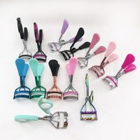 Eyelash curler long-lasting curling eye makeup beauty tool eyelash tweezers eyebrow trimming scissors comb