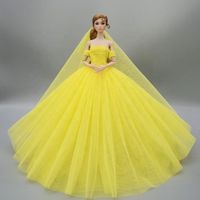 30cm Doll Princess Wedding Dress Fashion Clothes Handmade Doll Costume Accessories