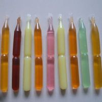 Juice plastic popsicle tubes in different shapes