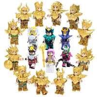 Saint Seiya Movie Anime Character Zodiac Knights Mini Building Blocks Twelve Constellation Toys Pg8212 Pg8213 Pg8128