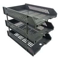 3-Tier Plastic Office File Letter File Tray