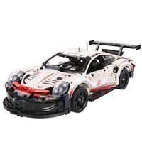 1580-Piece 911 RSR Racing Building Technology Model Set Compatible with 42096 Bricksmax LED Light Kit for Boys and Girls
