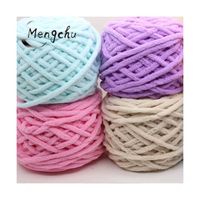 Chenille Yarn 100% Polyester Vegan Roving Roving Knitting Scarf Blanket Yarn Knitting Material