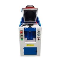 Shoe making machine single head pneumatic single station manual sole pressing machine