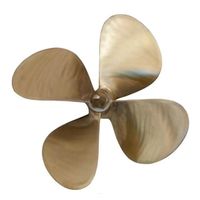 Marine Propeller 4 Blades Bronze Boat Propeller Diameter 500-8000mm Custom Bronze CU1, CU3 Marine Propeller