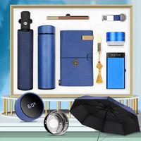 Men's Gift Box Promotional Umbrella With Logo Luxury Business Gift
