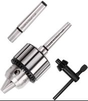 Hainer Tools Drill Chuck and Drill Chuck Adapter Converts Impact Wrench to Cordless Drill - 1/2"-20UNF and 3/8"-24UNF Thread 3-Jaw