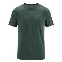 Polyester Spandex Fabric Garment Stock Outdoor Clothing Quick Dry Sports Men's T-Shirt Breathable Short Sleeve Blank T-Shirt