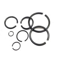 Steel wire shaft card steel wire spring flat steel wire snap ring retaining ring outer card round shaft with bearing stop ring
