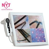 HD LCD Screen Digital Follicle Diagnosis Facial Scanner Microscope Tester Magnifying Glass Blackhead Hair Scalp Detector Skin Analyzer