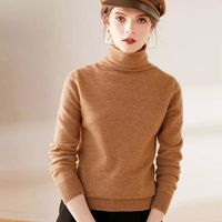 women's cashmere sweater Mongolian cashmere pullover sweater women's turtleneck sweater