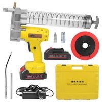 21V Rechargeable Battery Electric Grease Gun with 600cc 10000 psi Battery Grease Gun Cordless Gun
