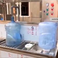 Good Working Five Gallon Bottled Water Pump Washing Machine Gallon Bottled Water Production Line Semi-Automatic 5 Gallon Bottled Water