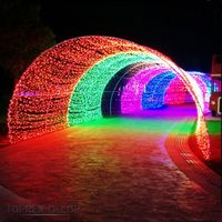 New product rgb dmx color festival new year decoration tunnel light