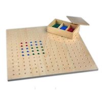 Tiger Montessori Textbook: C117 Square Root Math Learning Small Patterns