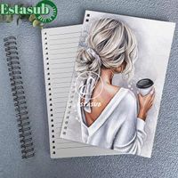 Customizable Sublimation Blank Spiral Notebook A4 And A5 With Cardboard Cover For Sublimation