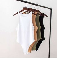 2023 Summer Sleeveless Tank Top Bodysuit Women Bodysuit