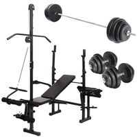 Multifunctional adjustable bench press weightlifting equipment