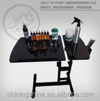 Hot selling tattoo table high quality portable tattoo workstation adjustable rotatable tattoo table adjustable rotatable