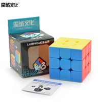 Low Price Wholesale Solid Color Sticker Free Rubik's Cube Student Christmas Gift