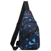 KBW386 chest bag men's ins new fashion Messenger bag lightweight outdoor sports leisure shoulder bag tide